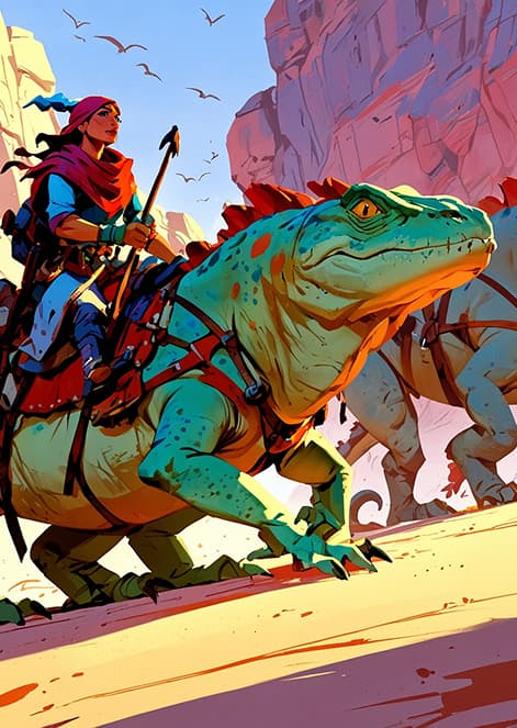 Lizard illustration